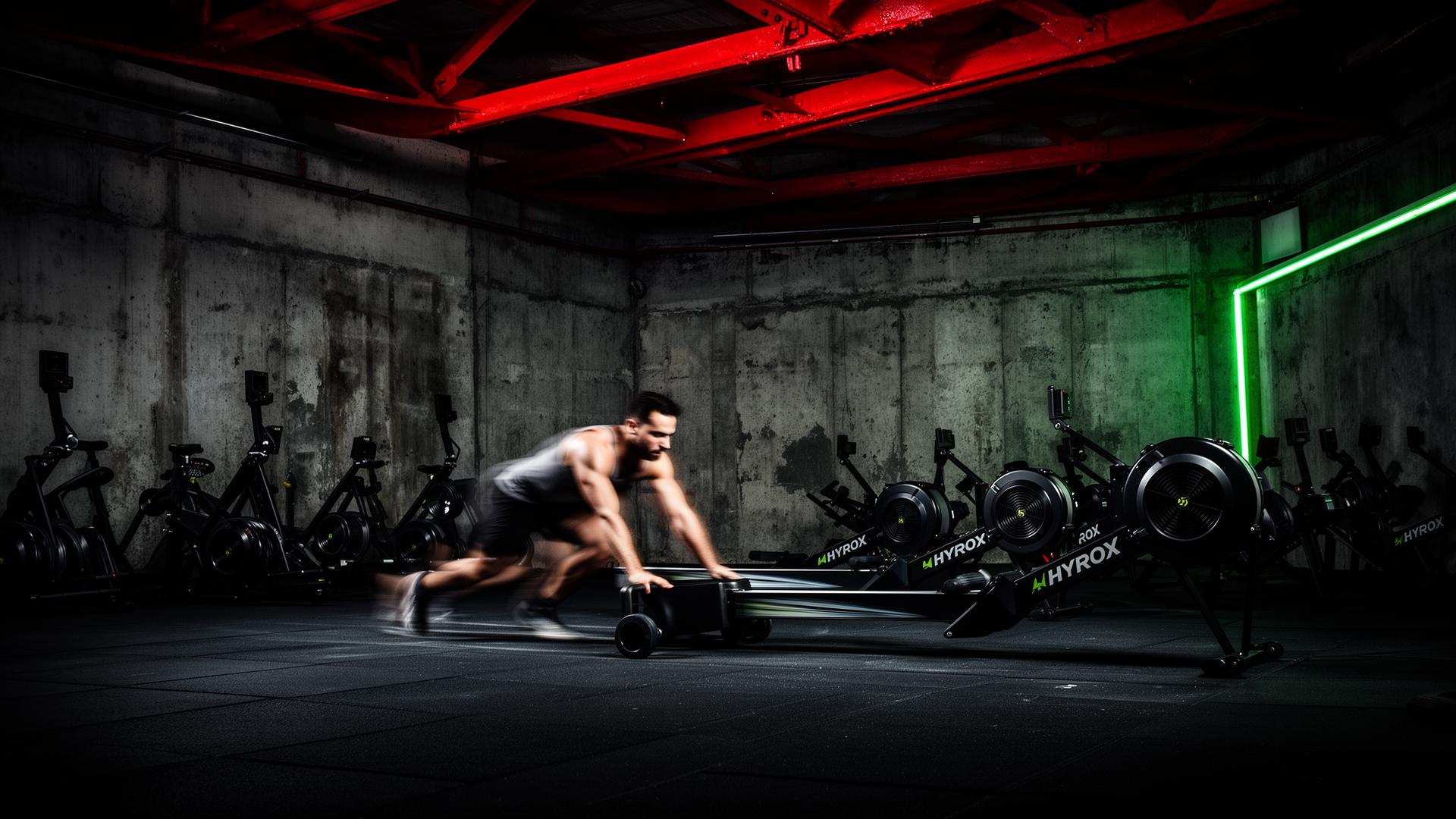 Athlete training at The Works Monton